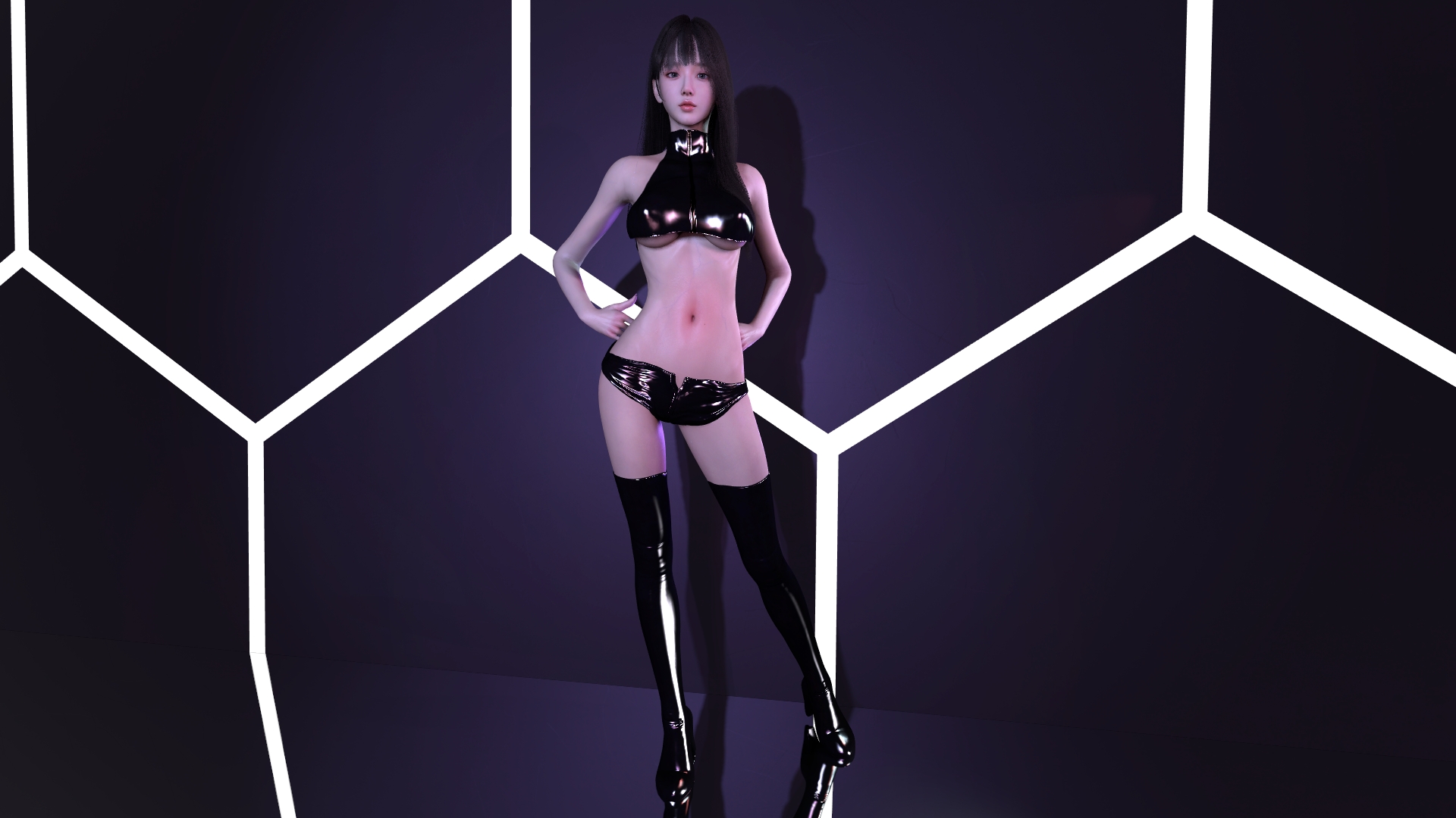 Leather Outfit Boots