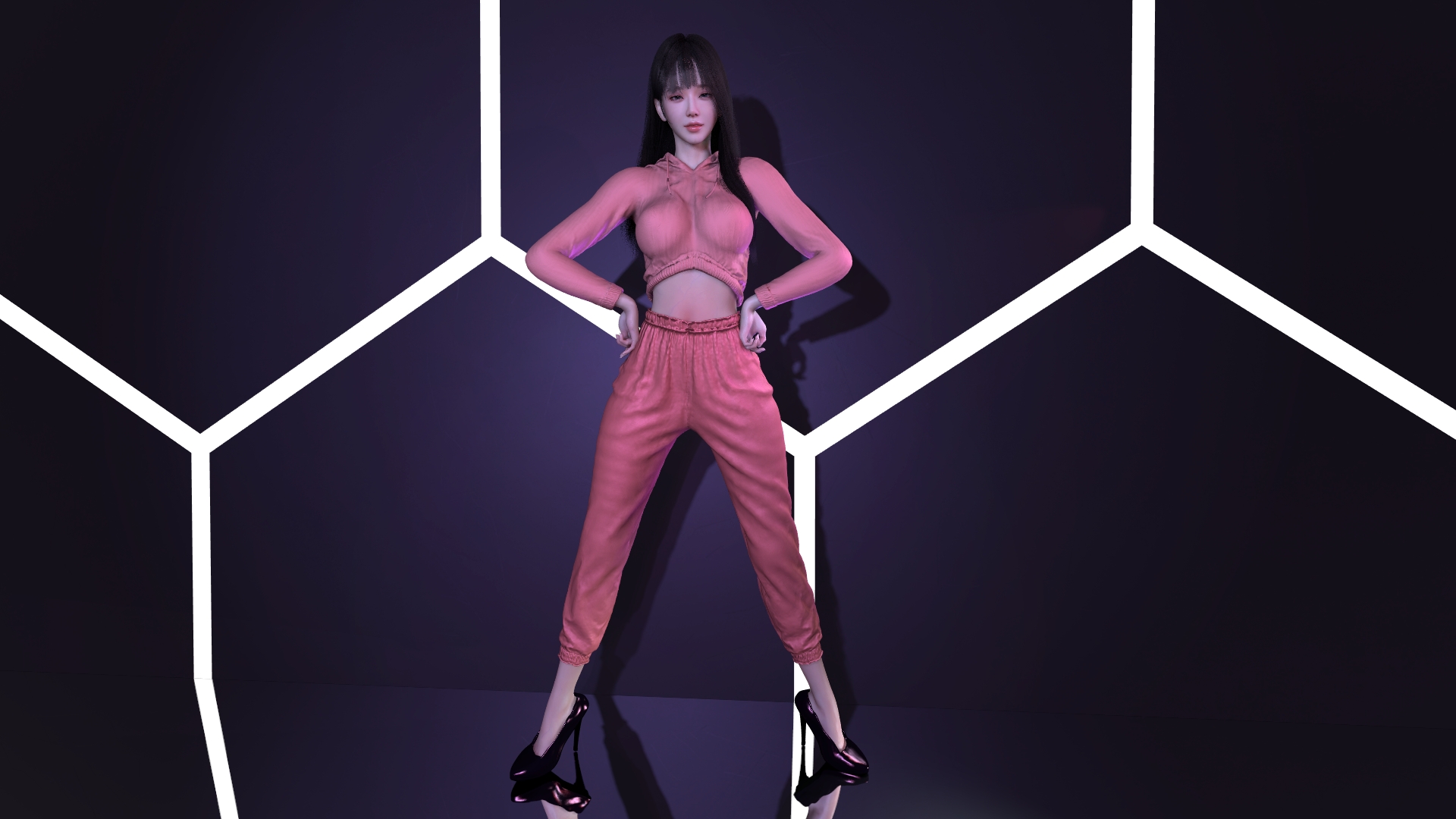 sweatpants and hoodie