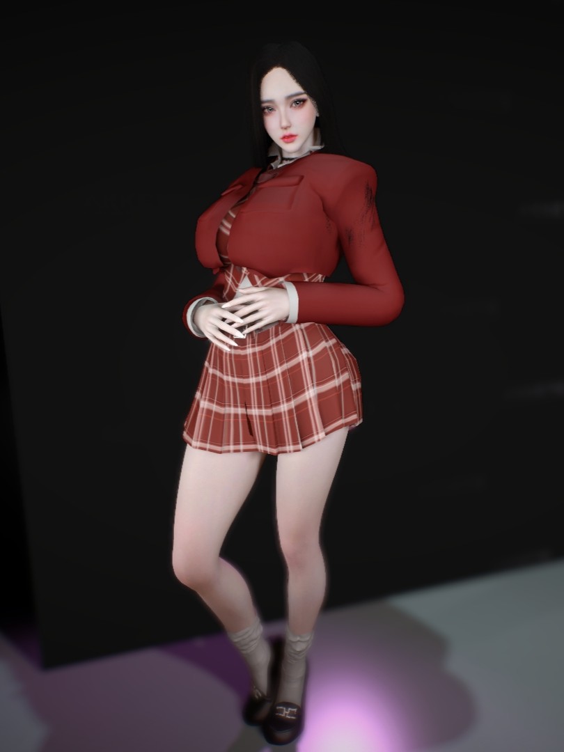 Scintillating School Set Outfit