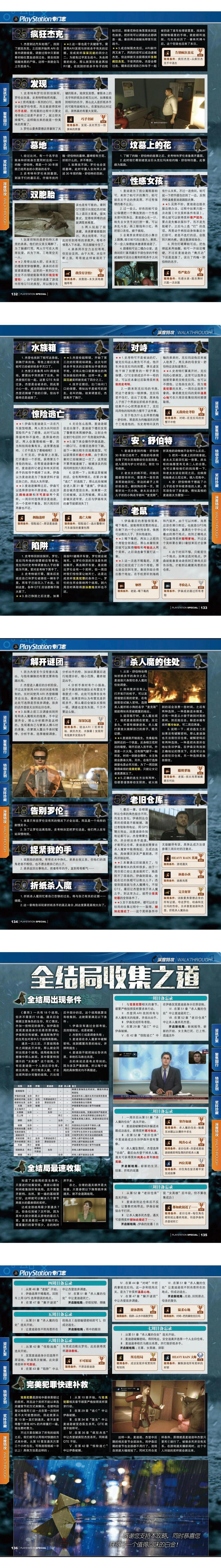 《暴雨：重制版》完全攻略 @怀旧图书馆 转长图(1) 00001