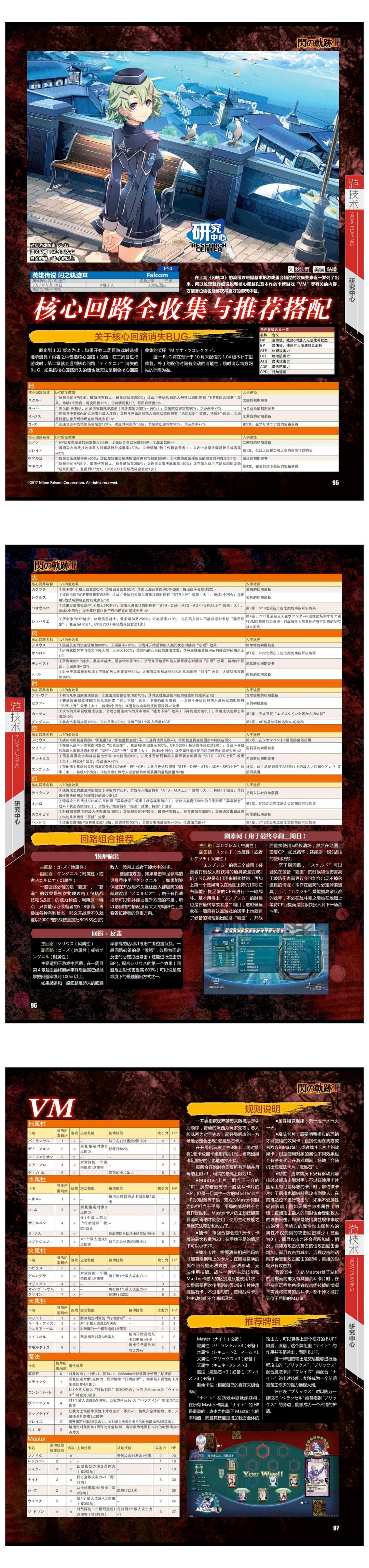 《闪之轨迹3》本体+研究完全攻略 @怀旧图书馆 转长图(1) 00002