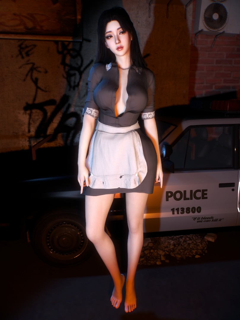 Maid Costume Dress Outfit