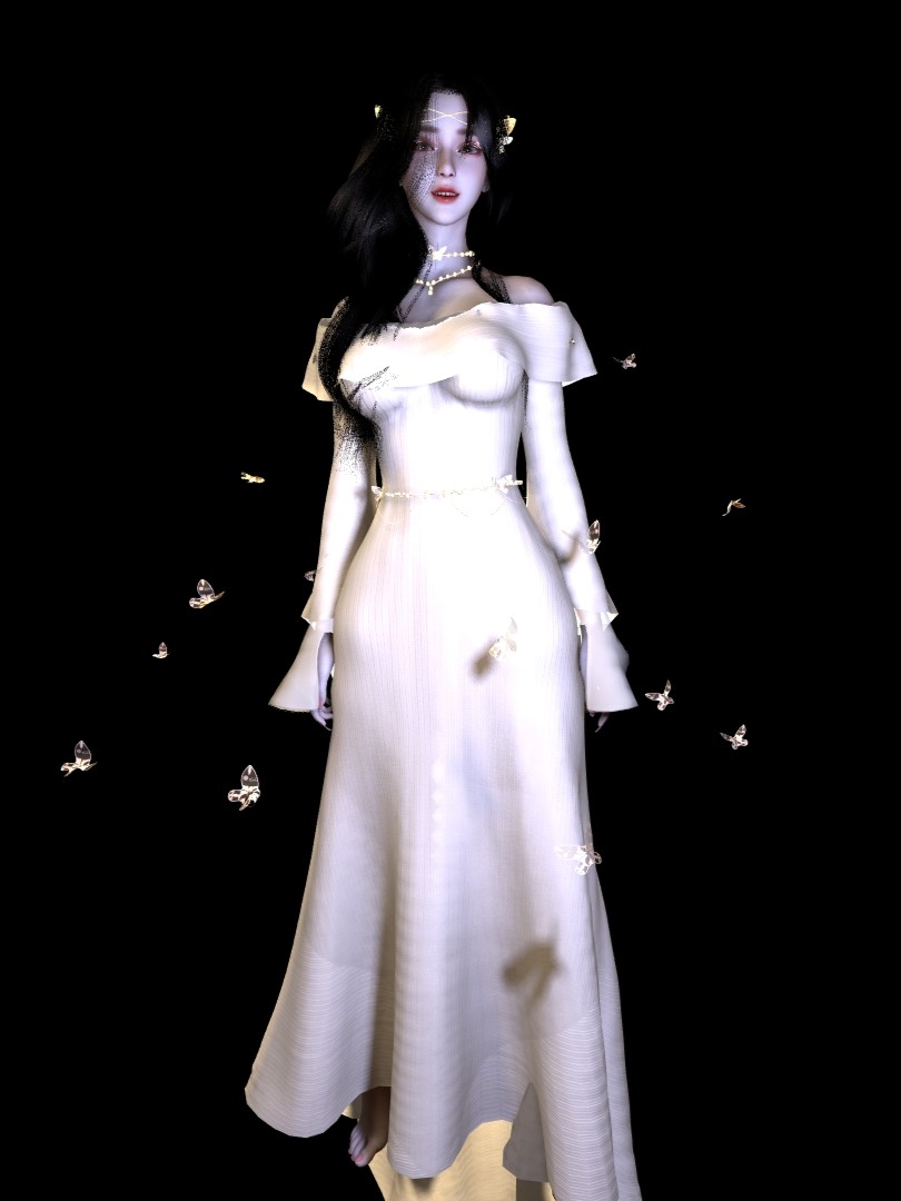 DLS Butterfly Dress set