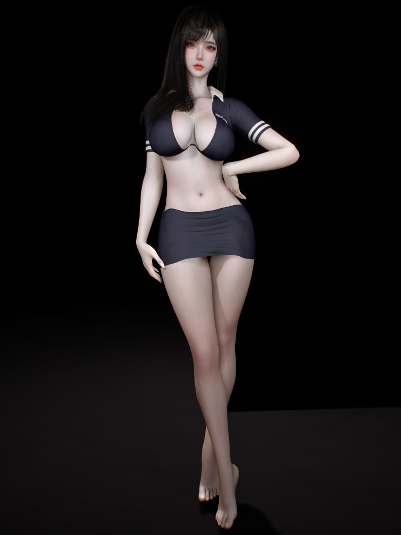 Yep.Sexy stewardess Set.1