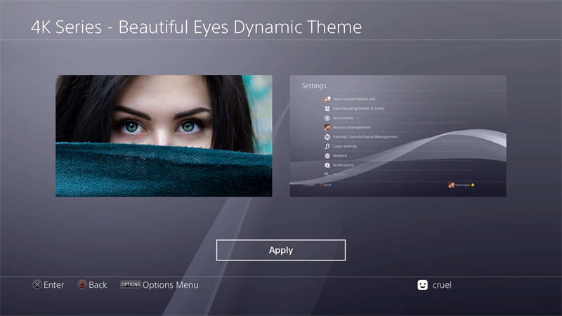 4K Series Beautiful Eyes Dynamic