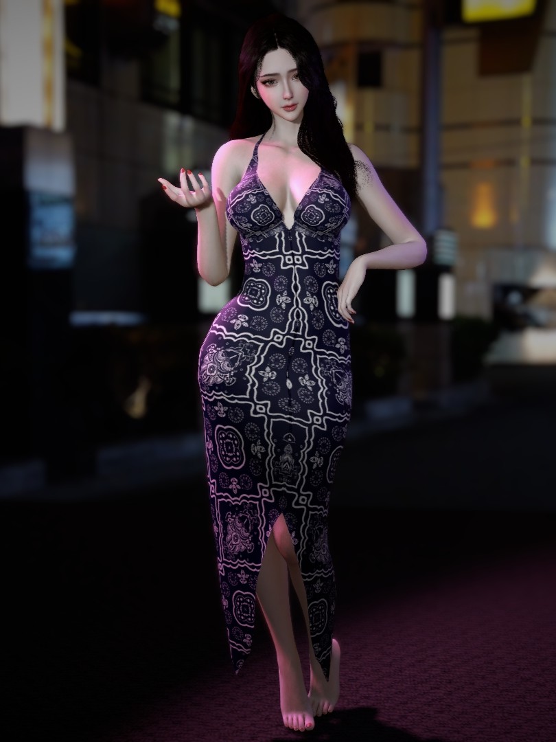 Paisley Wrap Dress