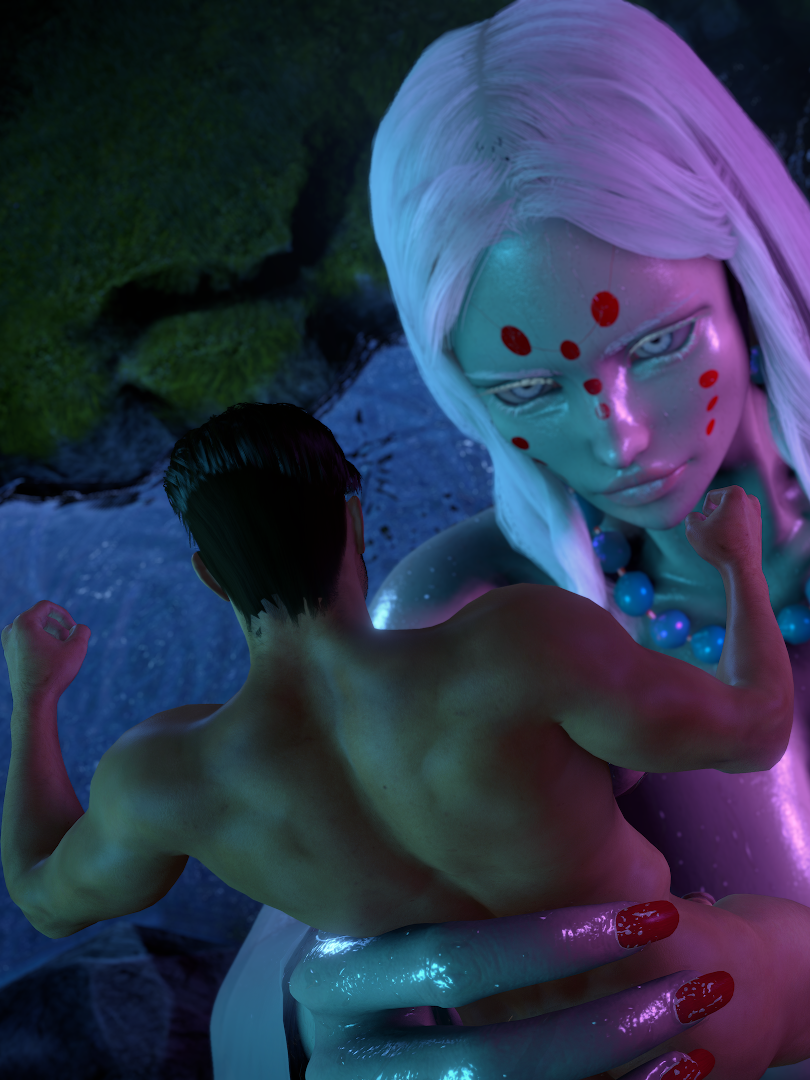 Got caught in the Spider Demon Girl web