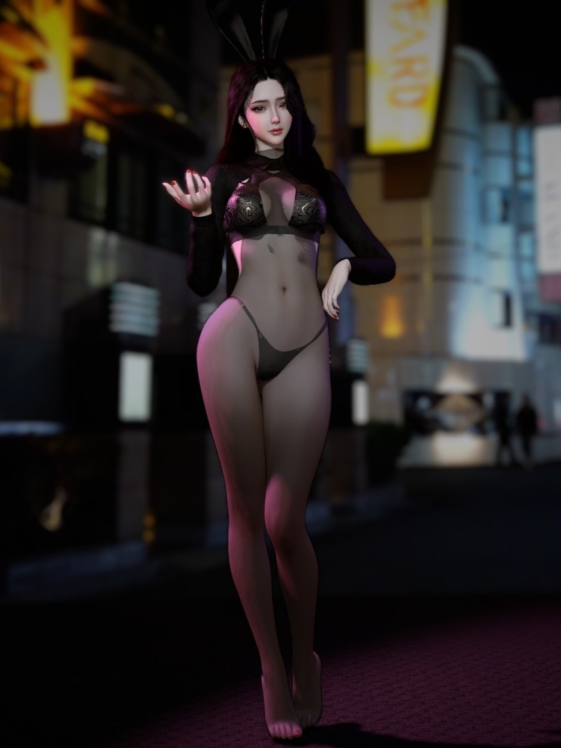 Bunny Body Stockings Set