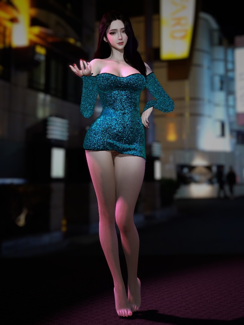 Tight corset short skirt