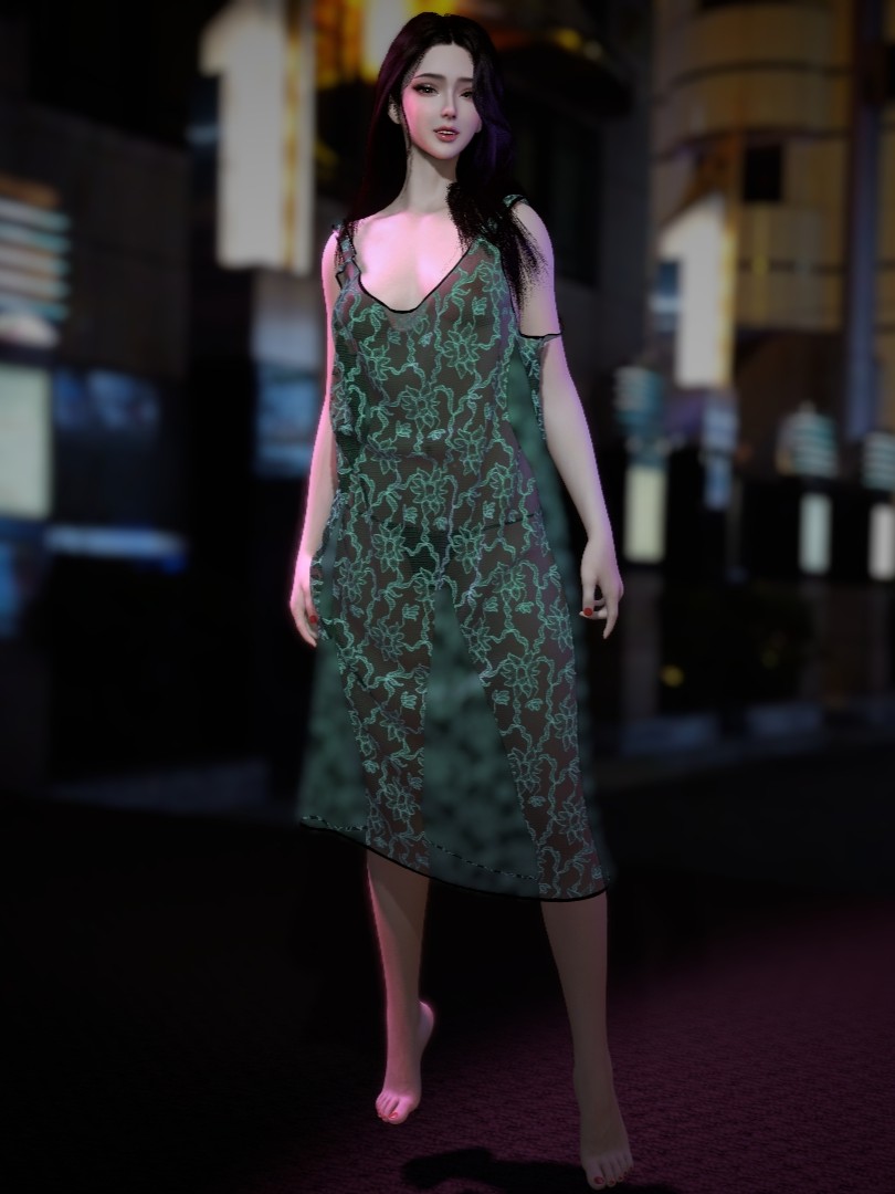 Large lace pajamas