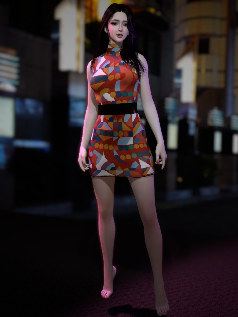 Legendary Xia Sister Special Hong Kong Style Mini Skirt