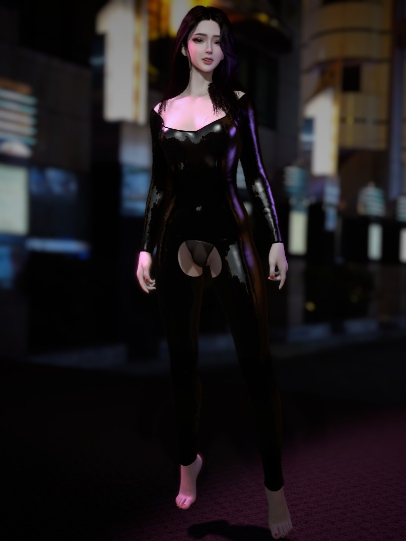 Plastic chest tight latex clothing (with MORPH inserts)