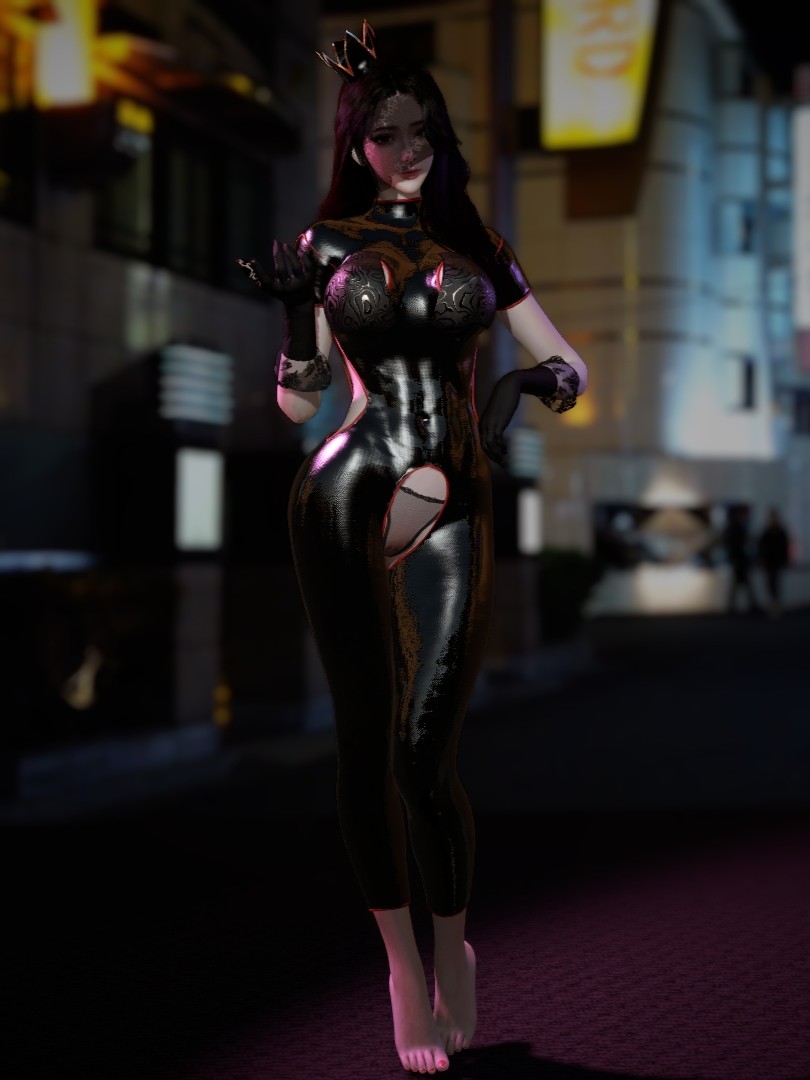 Latex BDSM bodysuit