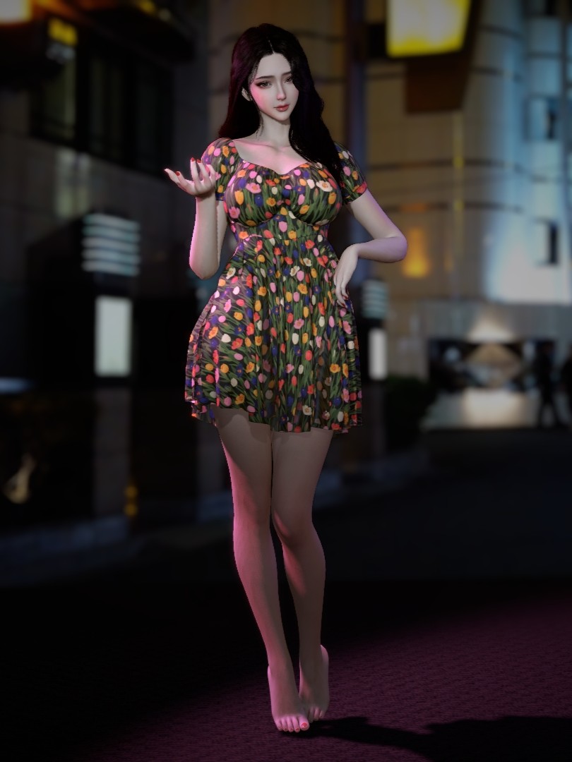 Sweet Floral Dress