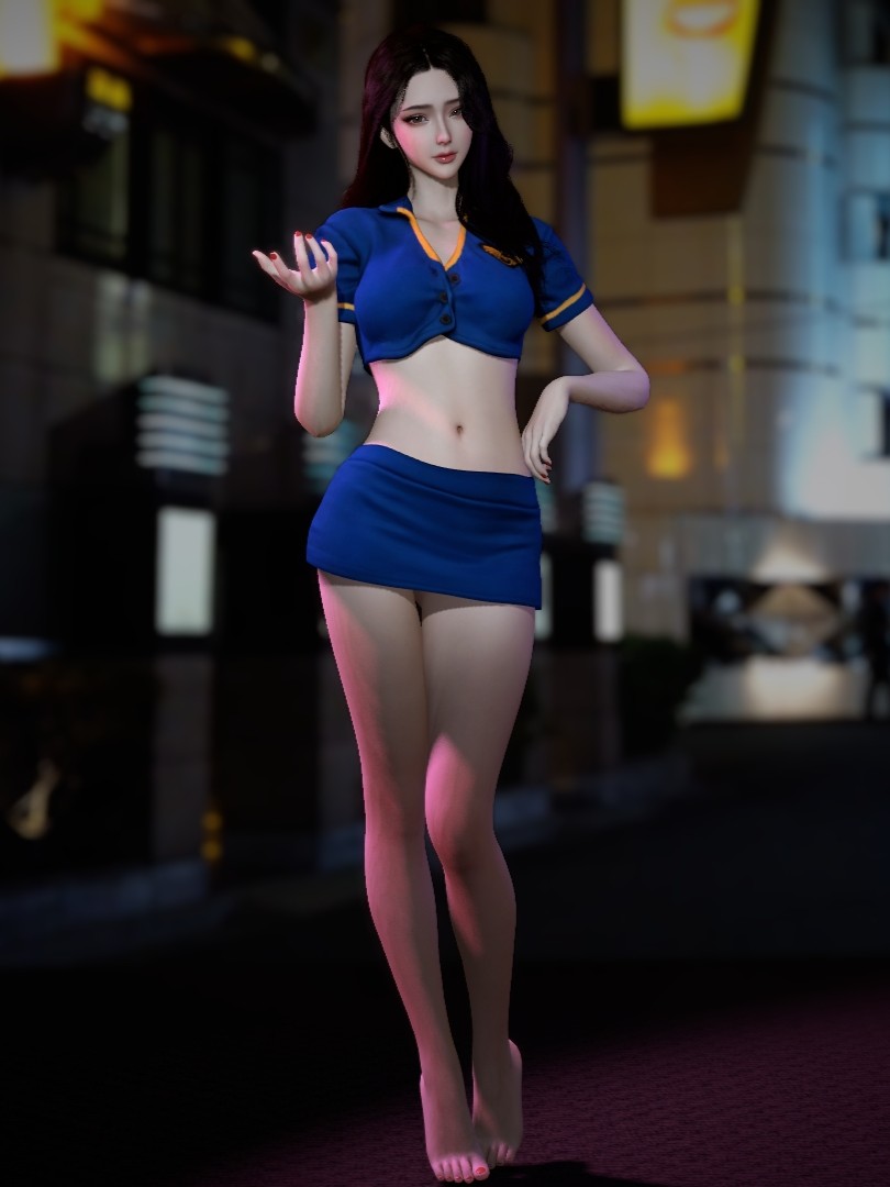 Blue Flight Uniform