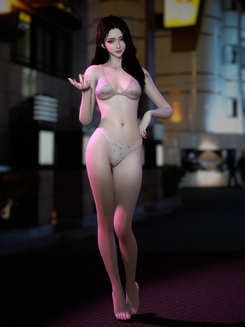 AnythingFashionVR.AFVR cute white bra cute white panties 3.1